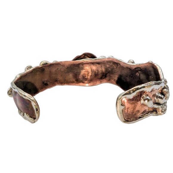 Lot of Three Mixed Metal Cuff Bracelets - Picture 7 of 14